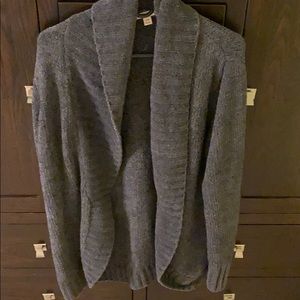 Super soft grey cardigan size L
